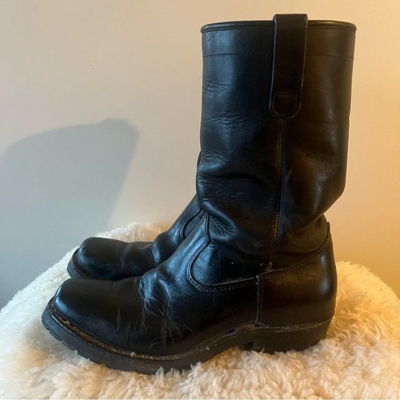 Dayton Vintage Black Motorcycle Boots main image 16